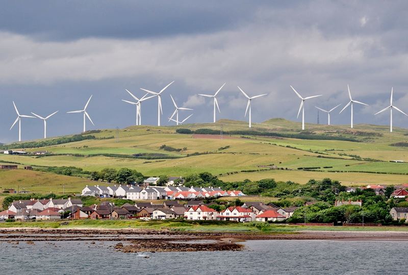 Ветрогенераторы Шотландии впервые обеспечили электроэнергией всю страну на целые сутки