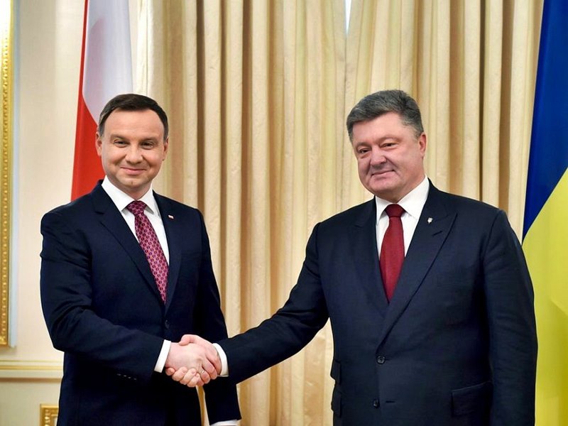 Президенты Украины и Польши подписали совместную декларацию