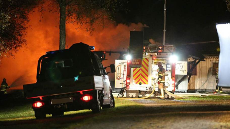 В Швеции сгорел центр для беженцев