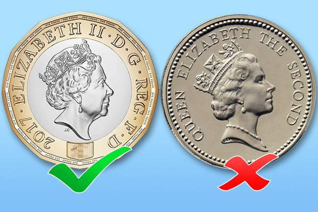 Великобритания ввела в обращение обновленную монету в 1 фунт