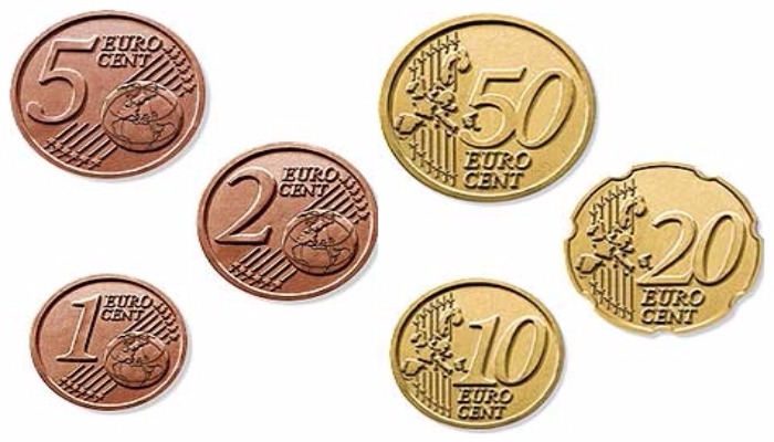 Италия прекратит выпуск монет номиналом в 1 и 2 цента