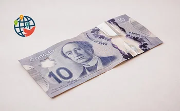 El dólar canadiense crece