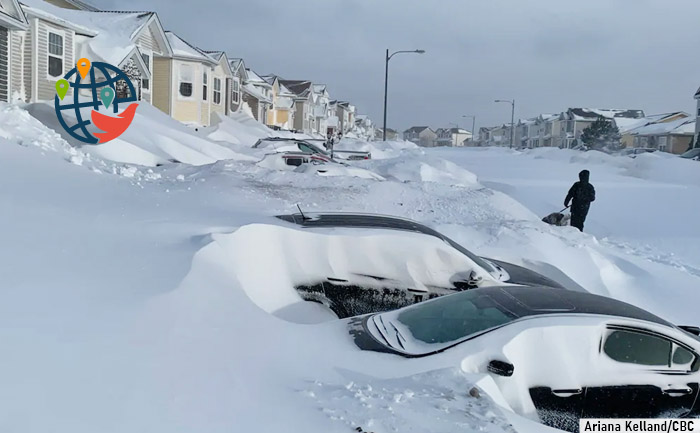 В Ньюфаундленде выпало рекордное количество снега (ФОТО)