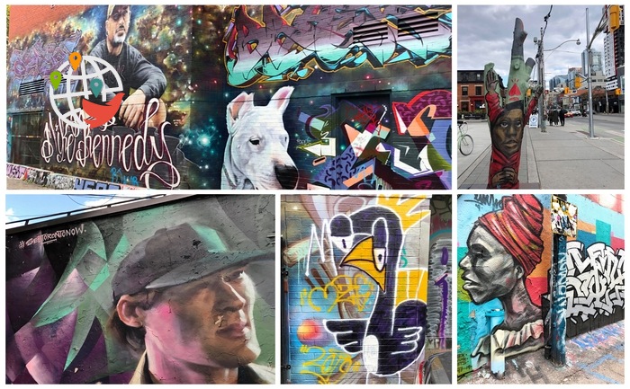 El callejón del grafiti en Toronto