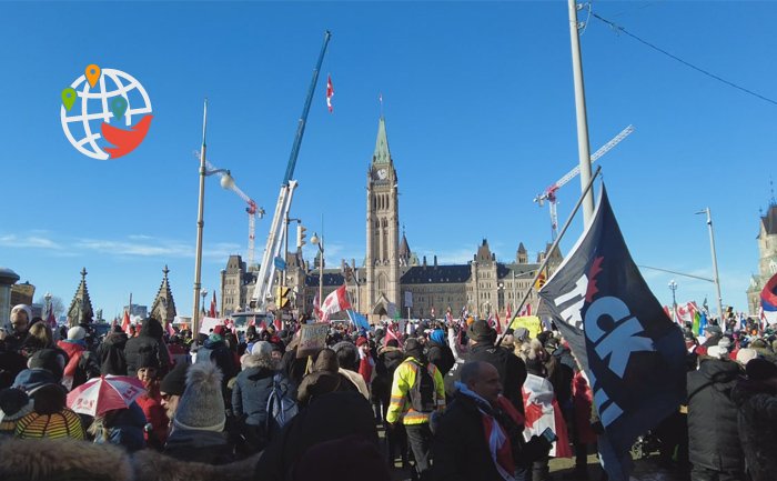 Convoy de la libertad en Canadá: multitudes de manifestantes llegan a Ottawa