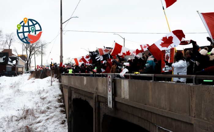 protestations contre Trudeau