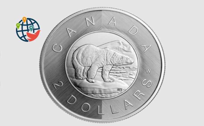 A new commemorative 2 dollar coin with a bear 