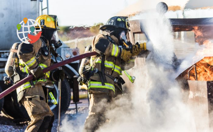 Feuerwehrleute sind Kanadas neue Helden