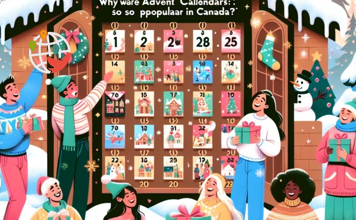等待的魔力。为什么降临节日历在加拿大如此受欢迎？