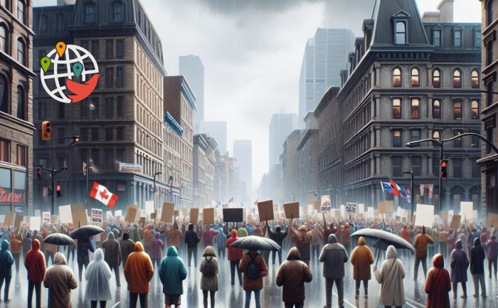 Manifestations au Québec pour la démission de la ministre du logement