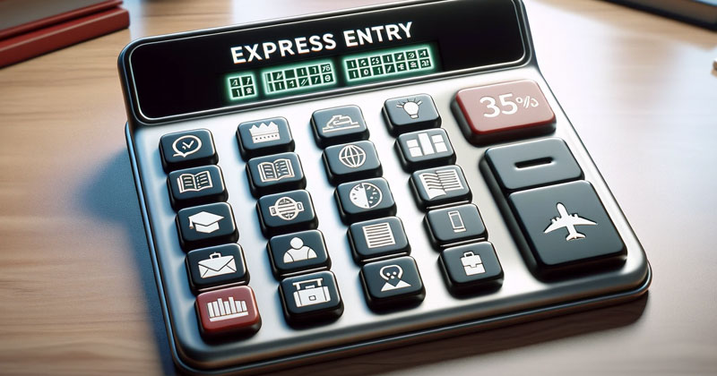 Calculadora de puntos de Express Entry