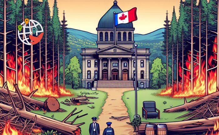 In Quebec hat ein Verschwörungstheoretiker vor Gericht gestanden, Wälder in Brand gesetzt zu haben