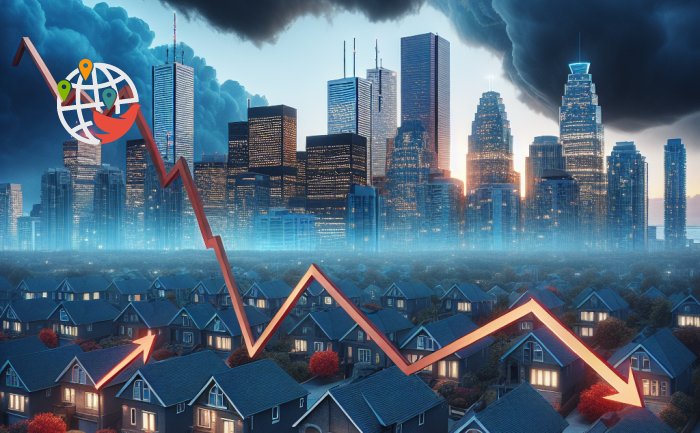 Падение цен на недвижимость в Онтарио