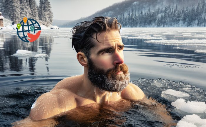 Житель Оттавы сохраняет спокойствие, ежедневно плавая в ледяной воде