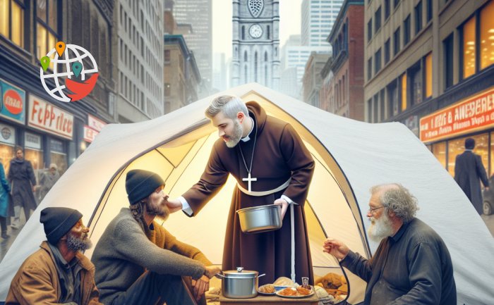 Священник из Монреаля выбирает жизнь на улицах ради помощи бездомным