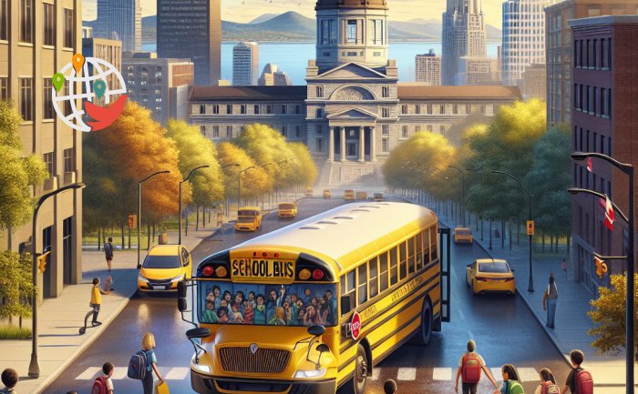 Конец забастовки водителей школьных автобусов в Монреале