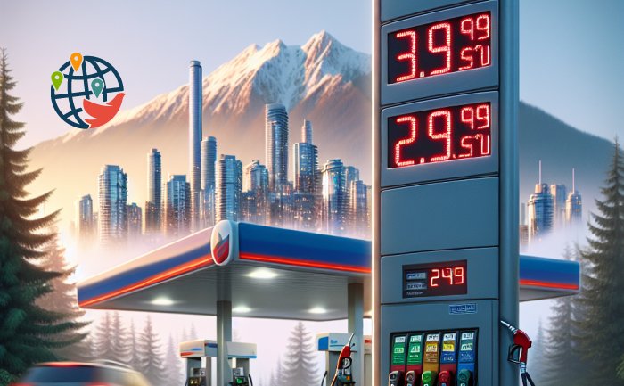 Повышение цен на бензин в Ванкувере