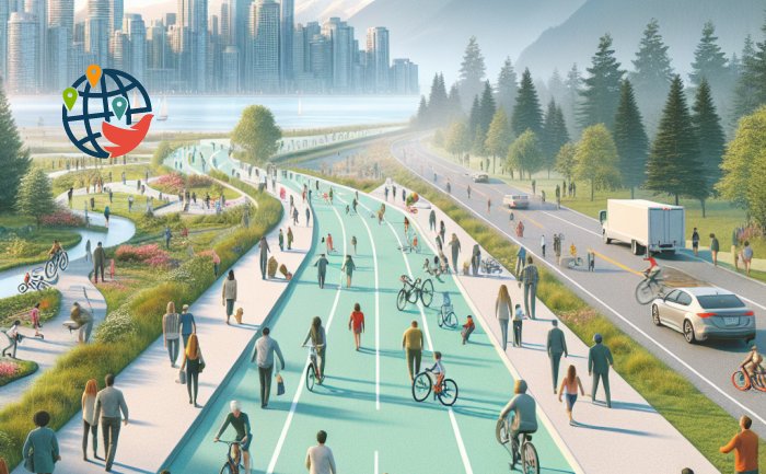 Британская Колумбия инвестирует в пешеходные и велосипедные дорожки