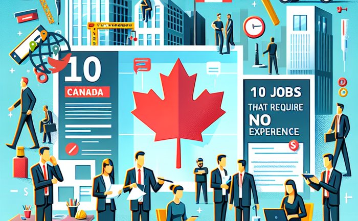 10 вакансий в Канаде без опыта работы