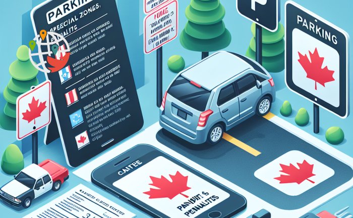 Парковки в Канаде: специальные зоны, оплата и штрафы
