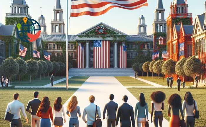 通过教育实现美国梦之路：美国大学正在等待学生
