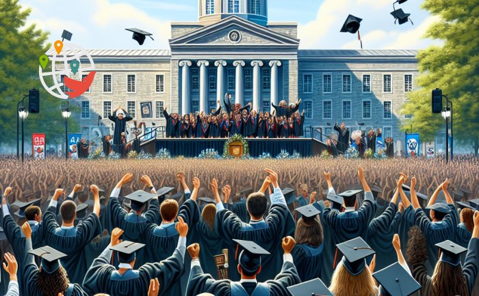 Университет Макгилл впервые провел церемонию выпуска вне кампуса из-за протестов