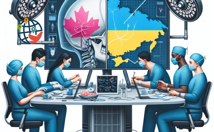 Прорыв в медицине: Канадские хирурги обучают коллег в Украине дистанционно
