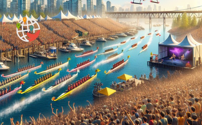Тысячи зрителей посетят фестиваль лодок-драконов в Ванкувере