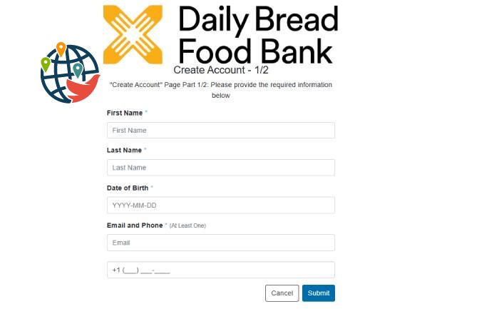 Бланк регистрации Daily Bread 1