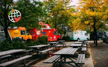 A food truck exploded in a park in Ontario