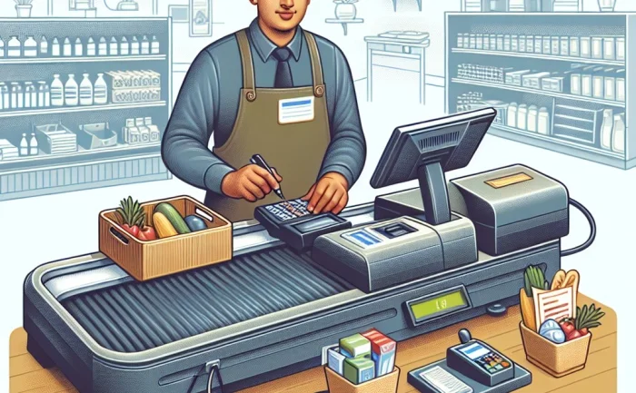 Cashier - đang làm việc ở Canada