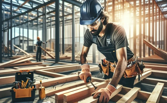 Framing carpenter - Arbeitsplatz in Kanada